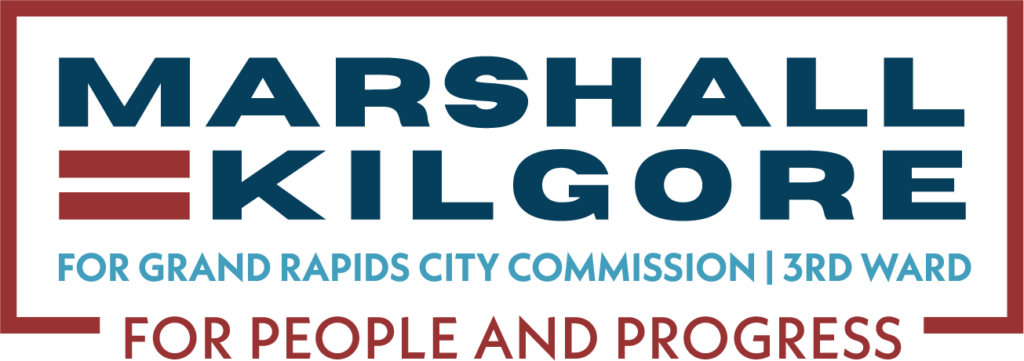 Marshall Kilgore GR City Commission 3rd Ward MAIN LOGO
